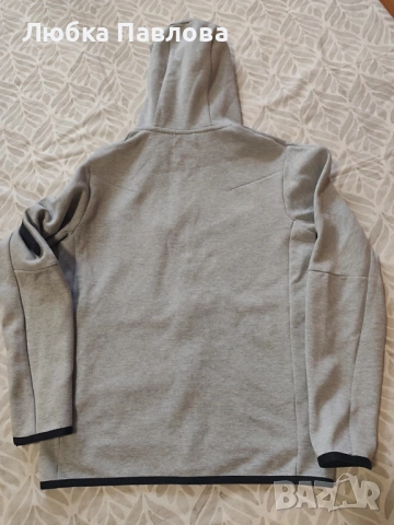 Мъжко горнище Nike tech fleece (размер S), снимка 2 - Спортни дрехи, екипи - 54378040