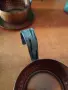 Медни (Бакърени) Чаши с Подложки Ръчна Изработка За Турско Кафе на Пясък 12 броя, снимка 8