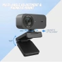 Нова Компютърна уеб 4K UHD Webcam с Микрофон USB Камера за Стрийминг Zoom Teams, снимка 3