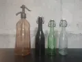 стар сифон и бутилки, снимка 1
