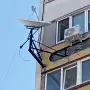 Продавам сателитен комплект-чиния 180см, комбиниран конвертор ,18инч мотор ,приемник , снимка 4