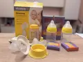 система за хранене flow and grow + двуфазна ръчна помпа за кърма Medela harmonу, снимка 1