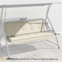 Комплект възглавници Outsunny за холивудска люлка 170 см, снимка 9