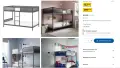 Продавам двуетажно легло Ikea - Tuffing без матраци, снимка 2
