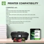 Нови HP 305XL Съвместими Мастилени Касети Черна + Цветна 2 броя Комплект мастило за принтер печат, снимка 2