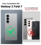 Калъф за Samsung Galaxy Z Fold 7 с отделение за карти протектор екран и панта удароустойчив, снимка 6