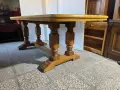 Масивна дървена трапезна маса, снимка 3