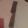 Стар кован сатър нож, снимка 2