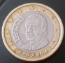 Испания ,монета 1 евро 2000, снимка 2