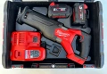 Milwaukee M18 FSZ - Акумулаторен безчетков саблен трион като нов 2025, снимка 2