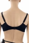 Сутиен Hunkemöller 90C с фина дантела и меки чашки – черен, снимка 4