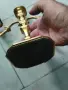 Малко хаванче и свещник Дания лот.Месингови свещници., снимка 12