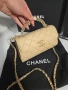 Chanel Mini Kelly 25S Дамска Бежова Чанта От Телешка Cavier Кожа Код Brand Luxury Fashion35, снимка 2