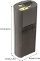 Мини безжичен компресор за гуми с батерия 8000mAh, снимка 7