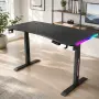 Гейминг бюро - LED RGB, Регулируема височина, 140см, снимка 8