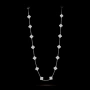 Van Cleef & Arpels VCA 20 Motifs Silver Diamonds Vintage Alhambra Long Clover Дамско Колие, снимка 9