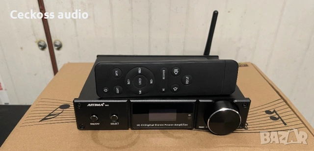AIYIMA D05 – Hi-Fi Bluetooth DAC Amplifier 2×120W / USB / Optical / Sub Out, снимка 2 - Ресийвъри, усилватели, смесителни пултове - 54721921