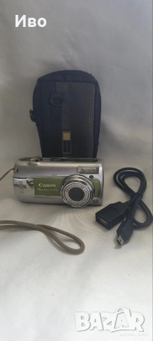 фотоапарат Canon PowerShot A470 + калъф и карта памет 