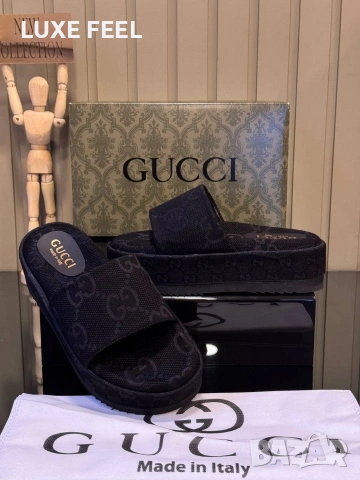 Gucci ⚜️Дамски Чехли 36-41, снимка 2 - Чехли - 54842621