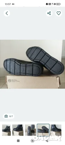 Clarks Скосени боти Airabell, снимка 2 - Дамски боти - 55404275