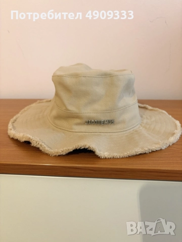 Оригинална шапка Jacquemus  - бежова