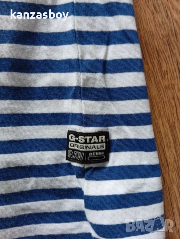 G-star Stripe - мъжка тениска р-р XL, снимка 5 - Тениски - 54368000