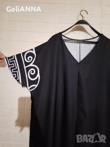НОВА ДЪЛГА ЕФЕКТНА РОКЛЯ 3XL-4XL, снимка 4 - Рокли - 54393566
