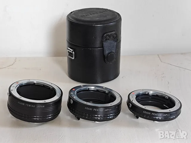 Комплект макро удължителни пръстени Asahi Pentax Auto Extension Tubes, байонет Pentax K