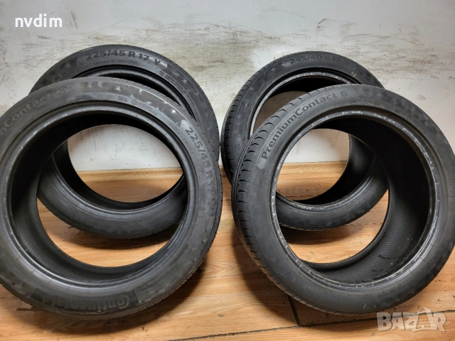 225/45/17 и 245/40/17 Continental / пакет летни гуми, снимка 10 - Гуми и джанти - 54048686