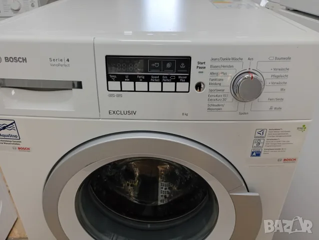 Пералня Бош Bosch Serie 4 A+++ 8кг 2 години гаранция! , снимка 2 - Перални - 55364326