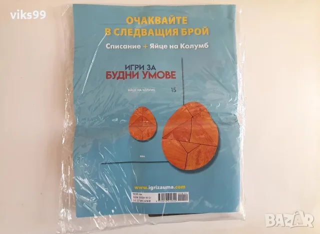 ИГРИ ЗА БУДНИ УМОВЕ - БРОЙ 14: Списание + ДАМА, снимка 3 - Други игри - 55595981