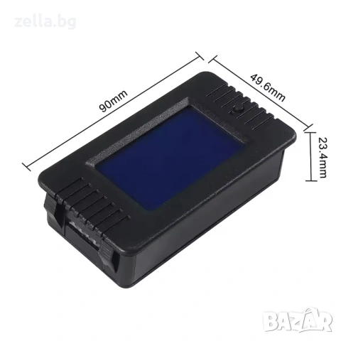 DC соларен електромер 0-200V 100A/300A – LCD волтметър и амперметър за фотоволтаични системи 10258, снимка 12 - Друга електроника - 54661901