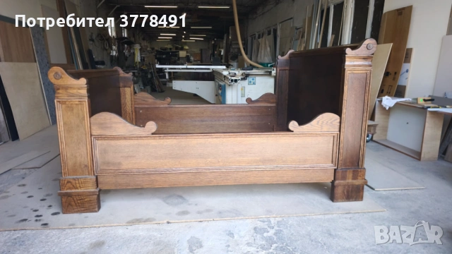 Масивно дъбово легло, снимка 7 - Спални и легла - 54503605