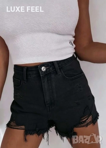 ✨Дънкови Панталонки XS-XL , снимка 4 - Къси панталони и бермуди - 54366538