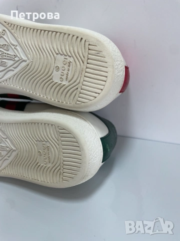 Кожени маратонки Gucci Ace 39 Оригинал, снимка 9 - Маратонки - 54713567