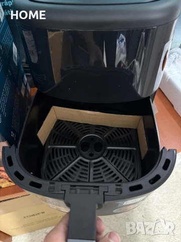 Фритюрник с горещ въздух Cecotec Cecofry Bombastik 6000 6L AirFryer, снимка 2 - Фритюрници - 54689653