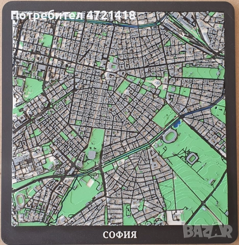 3D София на Длан: Декоративен макет на Столицата