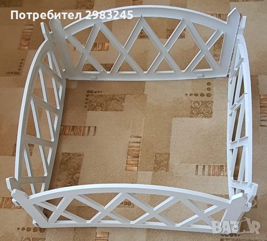 Декоративна пластмасова ограда за двор , снимка 6 - Огради и мрежи - 55215044