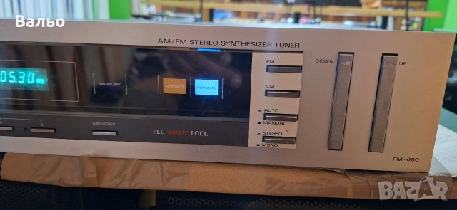 Тунер Fisher fm 660 , снимка 2 - Ресийвъри, усилватели, смесителни пултове - 55081291