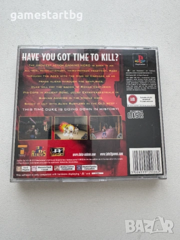 Duke Nukem: Time to Kill за PS1, снимка 2 - Игри за PlayStation - 54114480
