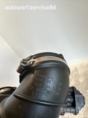 Маркуч въздух 2.2 CDI 136Hp за Mercedes W212 (2012) A6510900437, снимка 2 - Части - 54149337