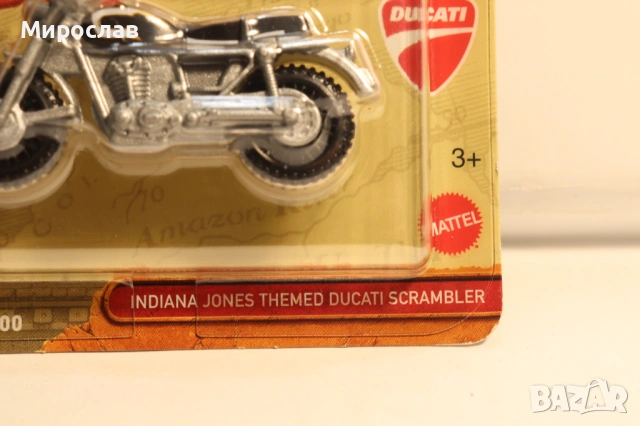 MATCHBOX INDIANA JONES DUCATI ИГРАЧКА КОЛИЧКА МОДЕЛ, снимка 3 - Колекции - 54649321