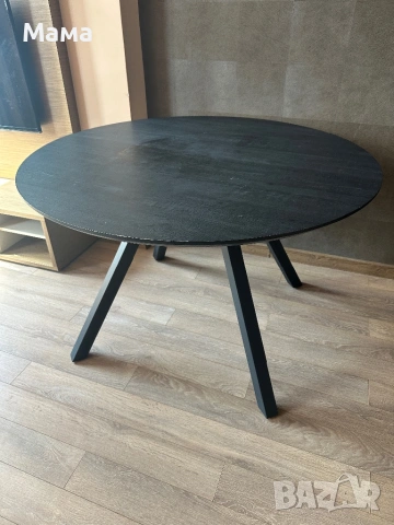 Кръгла трапезна маса диаметър 120