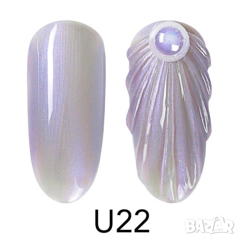  VENALISA UV LED Seashell Gel / гел лак перла ефект, снимка 2 - Продукти за маникюр - 28330672