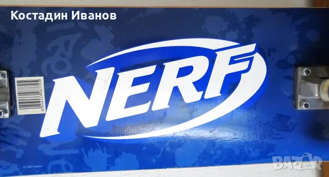 Скейтборд Nerf - дървена дъска, лагери и колела , снимка 3 - Скейтборд, ховърборд, уейвборд - 55500526