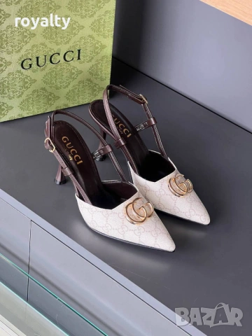Gucci Нови Дамски Обувки на Ток Гучи , снимка 2 - Дамски обувки на ток - 54649911