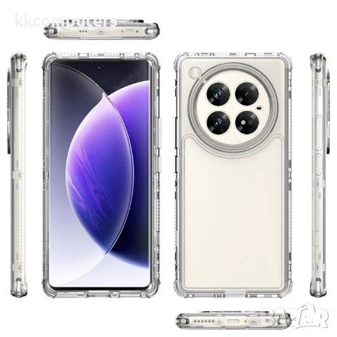 Прозрачен Калъф за Infinix Zero 40 4G / 5G Acrylic + TPU с Протектор, снимка 6 - Калъфи, кейсове - 54676310