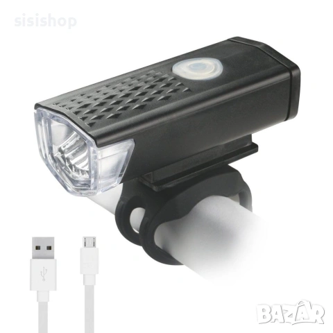 Водоустойчив LED фар за колело, USB зареждане, 3 светлинни режима 2140, снимка 4 - Аксесоари за велосипеди - 55220780