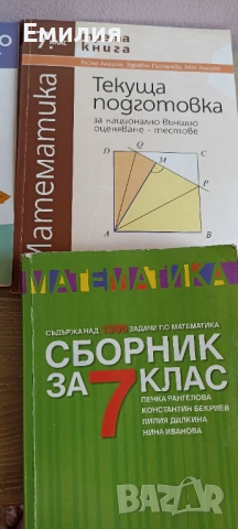 Различни сборници по математика и помагала , снимка 2 - Учебници, учебни тетрадки - 54807950