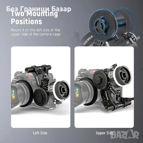 Ново Зъбно колело 0.8 MOD 65T за Mini Follow Focus NEEWER SmallRig PG007 за камера, снимка 5 - Чанти, стативи, аксесоари - 55151043